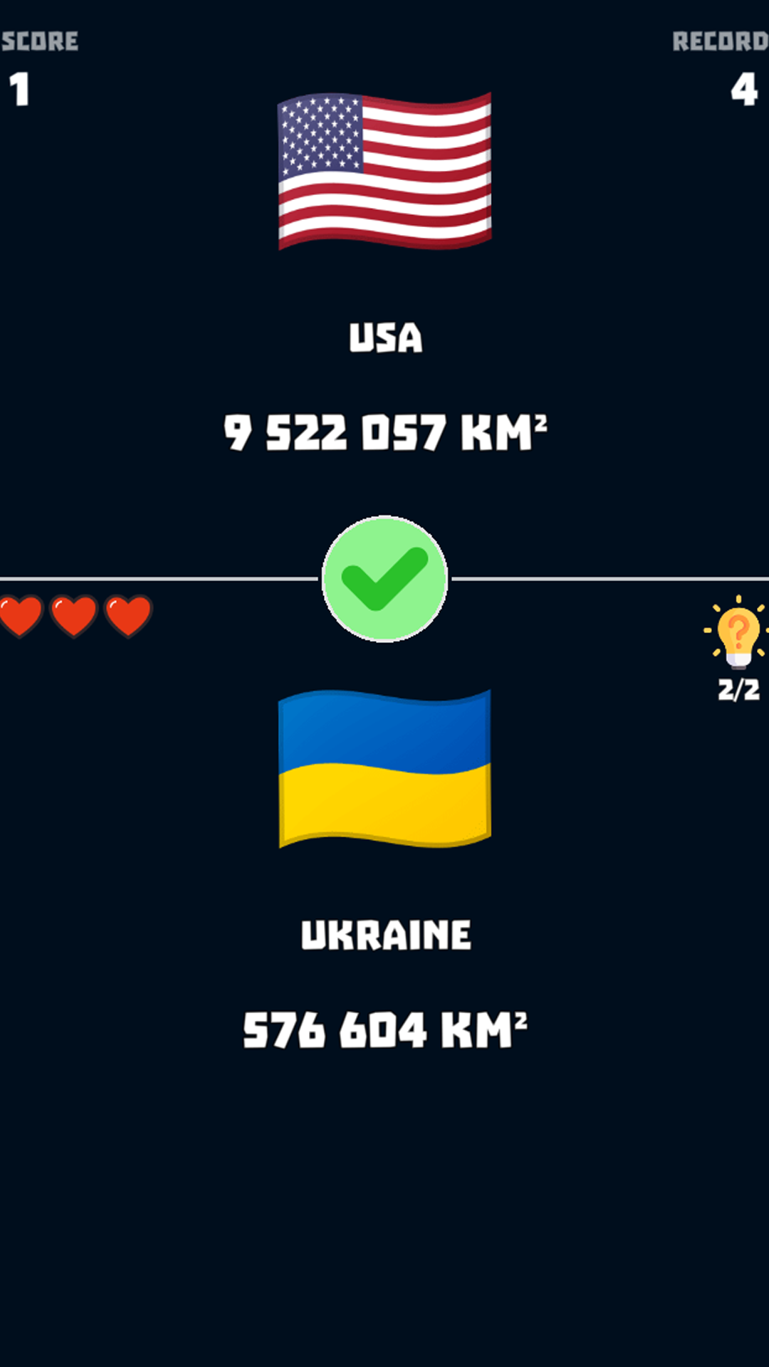 Countries by area screenshot 4