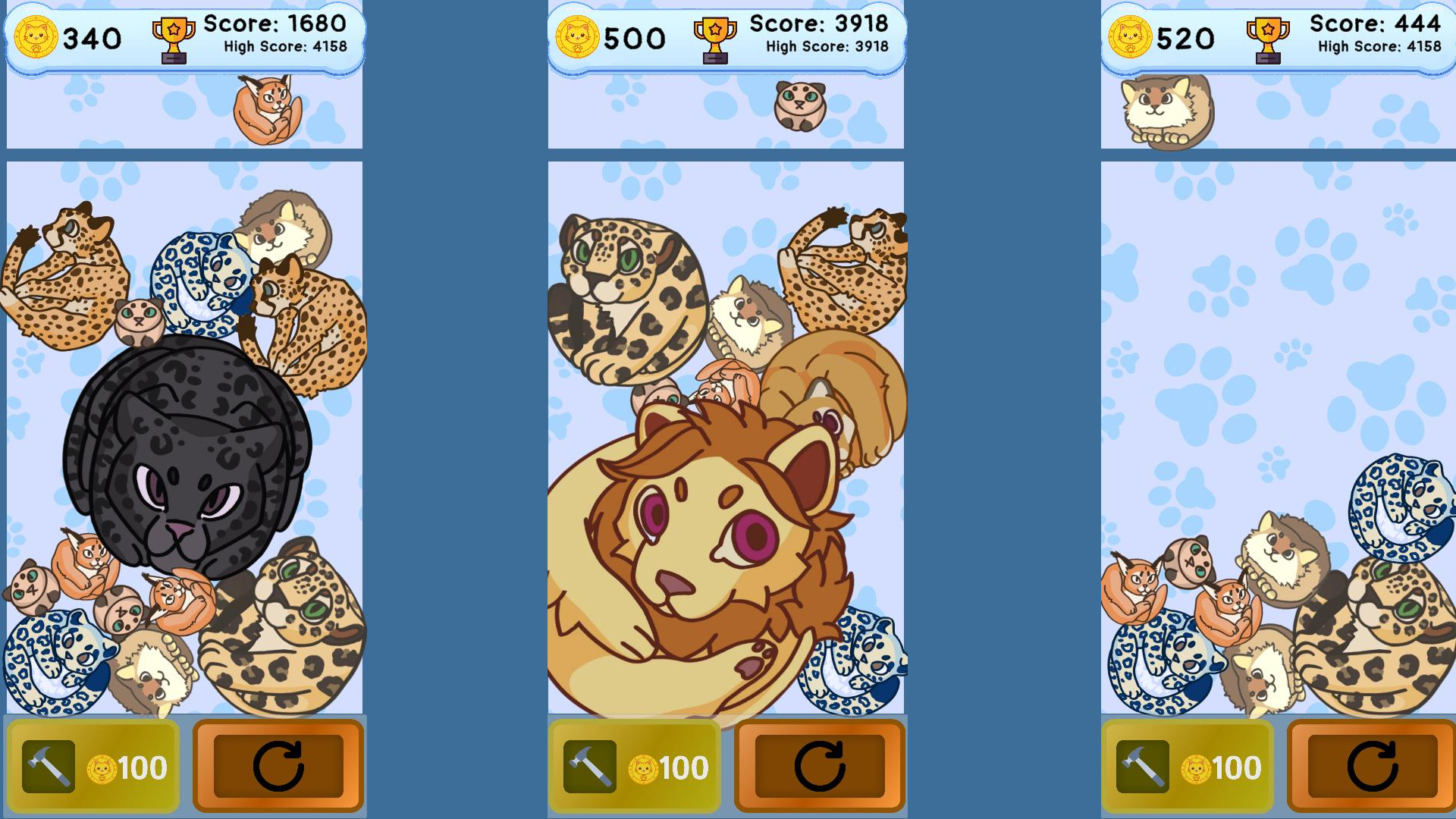 CatBall - Catch the Tiger! — screenshot 1