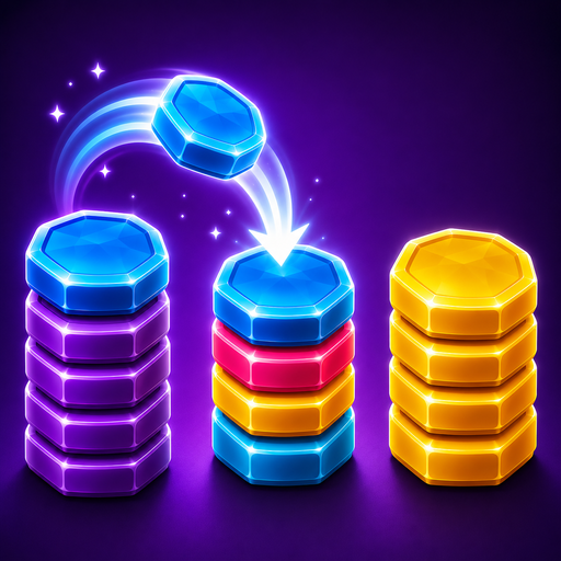 Hexagons: Color Stack Puzzle icon