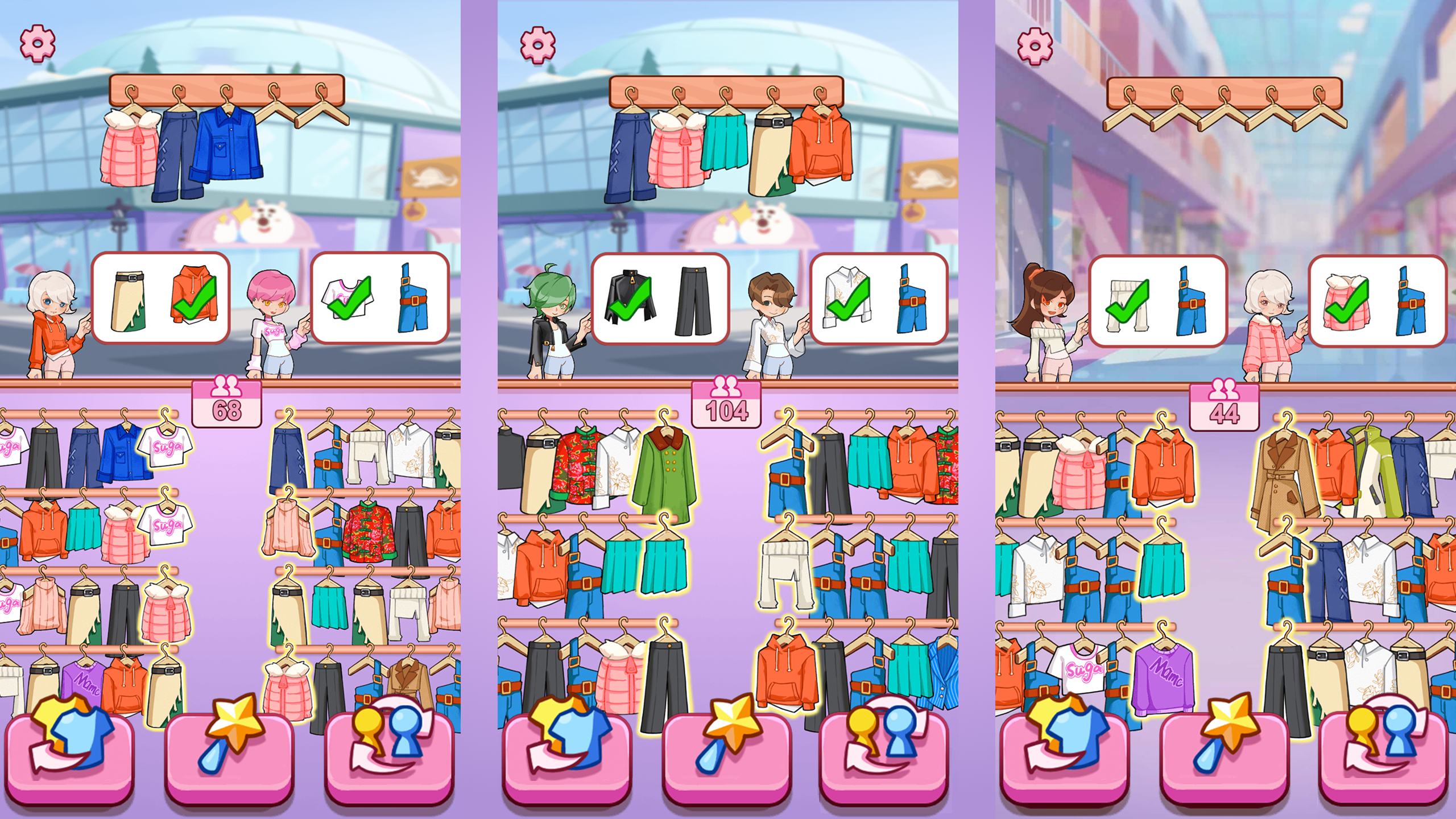 Girl's Closet: Match & Clear — screenshot 2