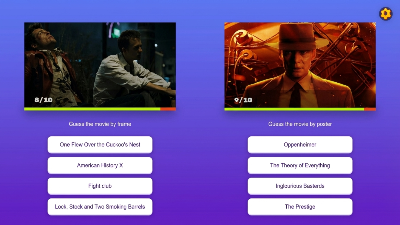 Guess the movie - Trivia Quiz screenshot