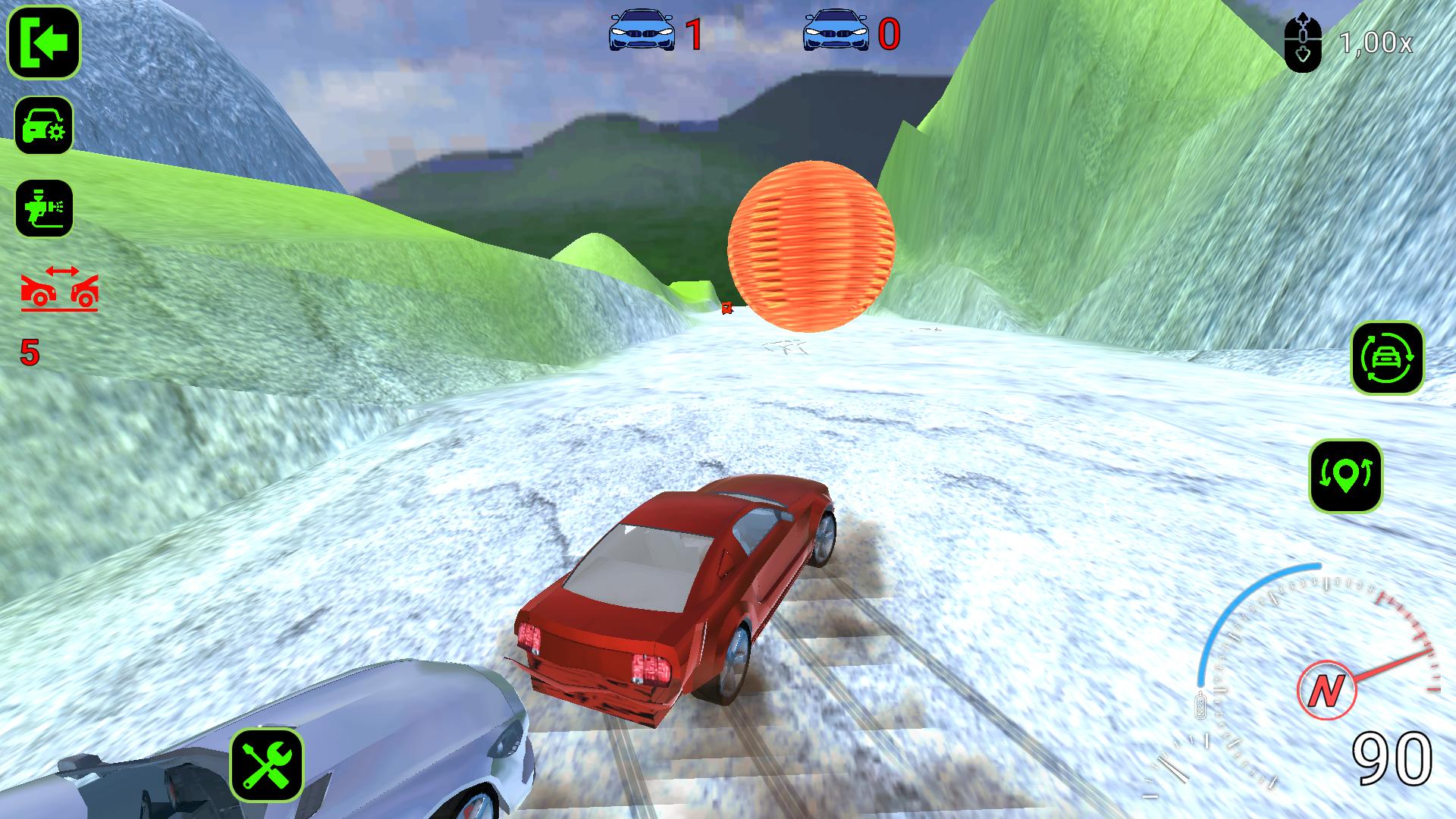 Cheat cars against barrels — screenshot 8