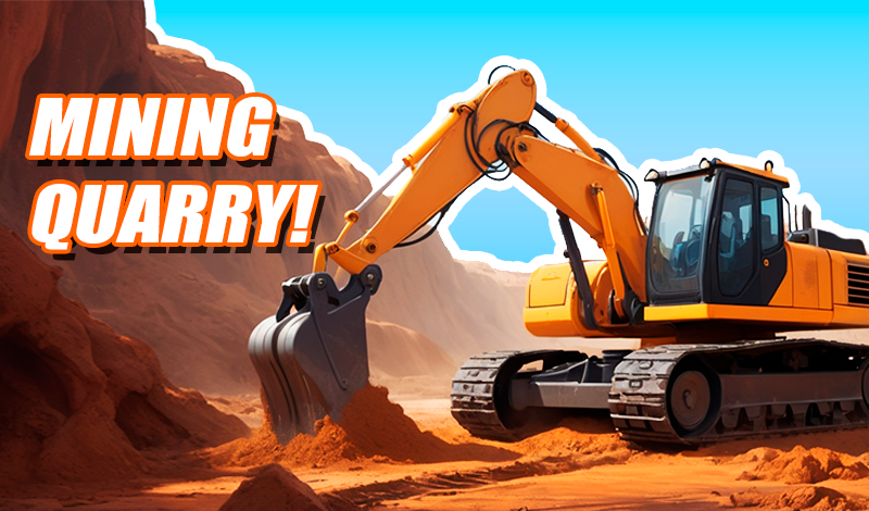 Mining Quarry! game cover