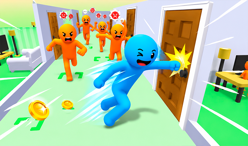 Knock and Run. 100 Doors Escape game cover