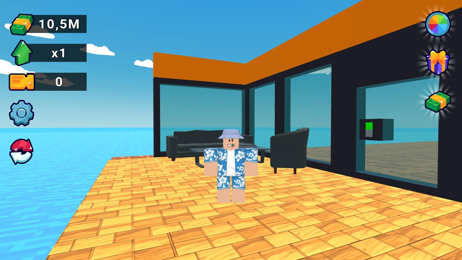 Obby: Raft Tycoon. Ocean of Money! screenshot