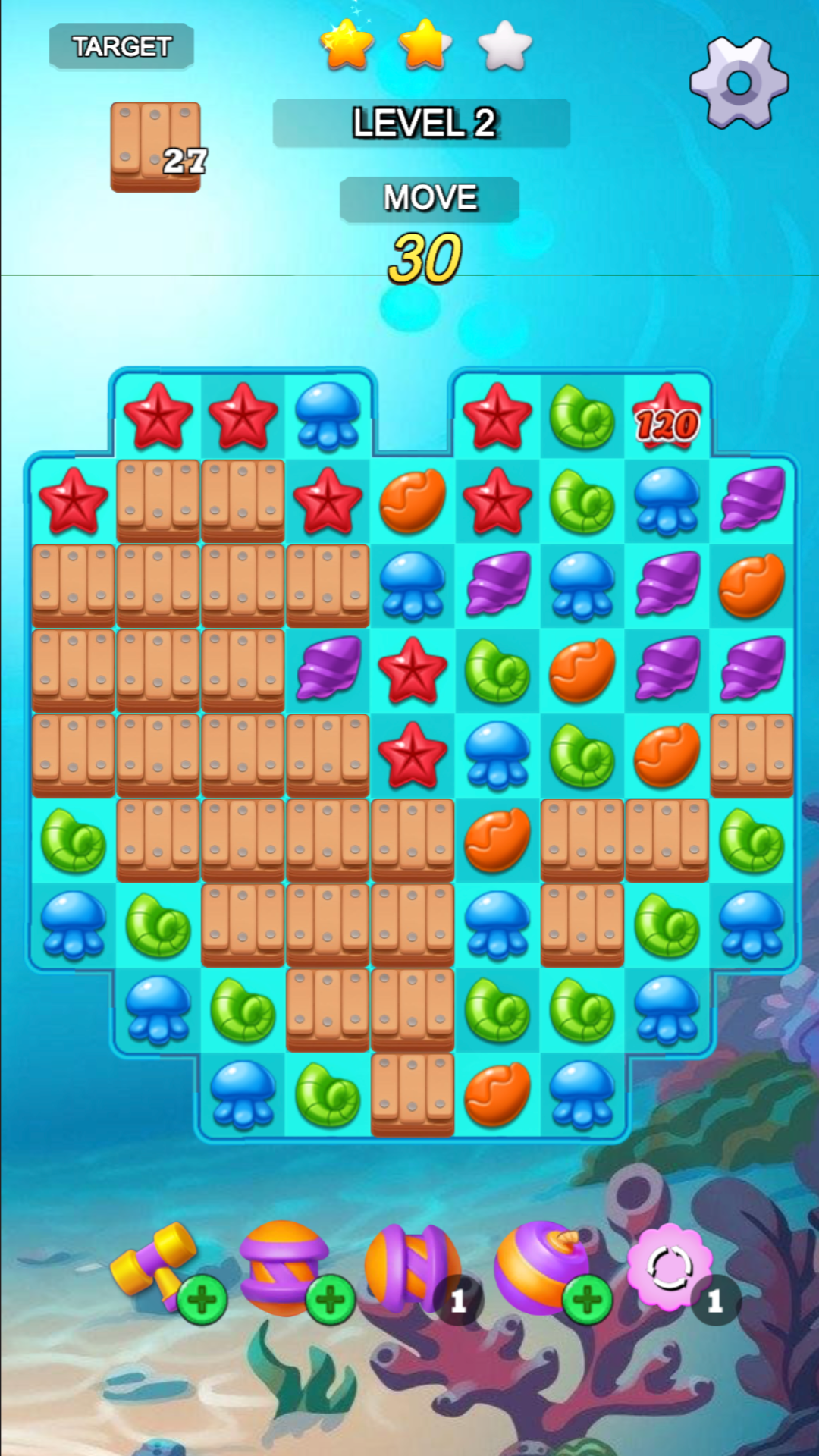 Mystery of the Ocean - Lost Jungle: Match 3 screenshot 6