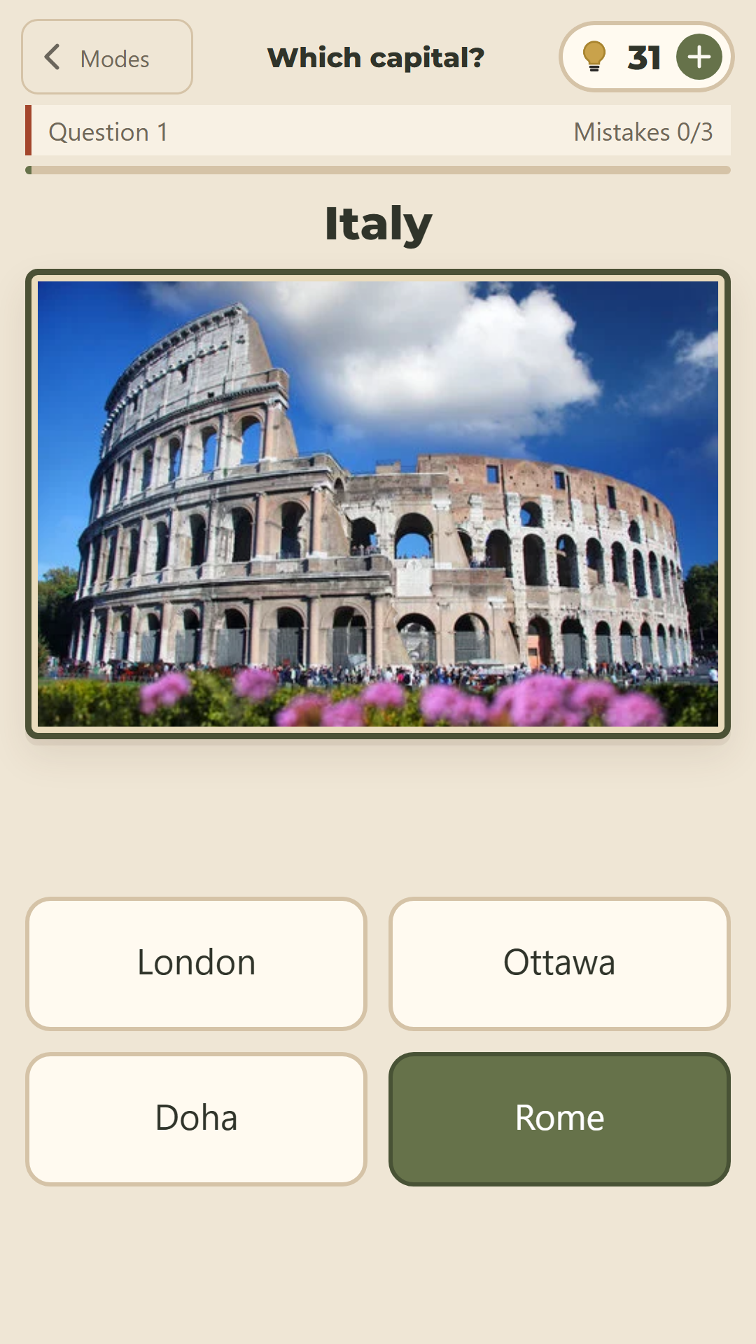 World Capitals Quiz screenshot 3