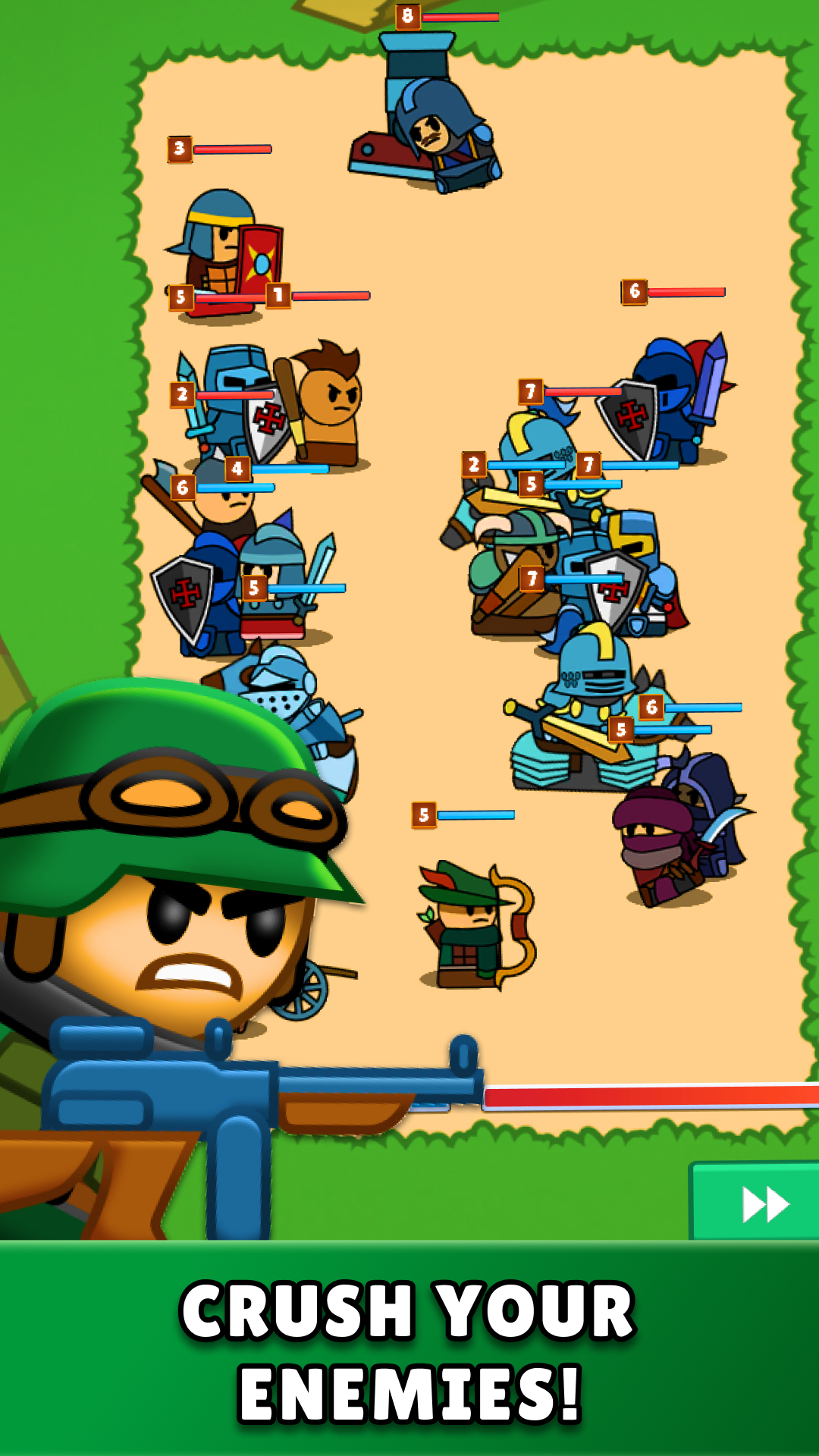 Army Evolution: Merge & Tactics screenshot 9