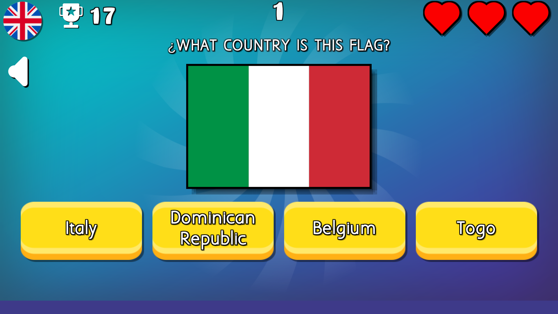 Quiz - Guess the flag screenshot