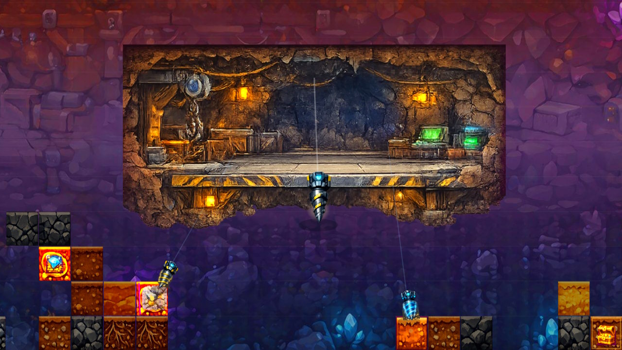 Drill, dig, grab the treasure! — screenshot 1