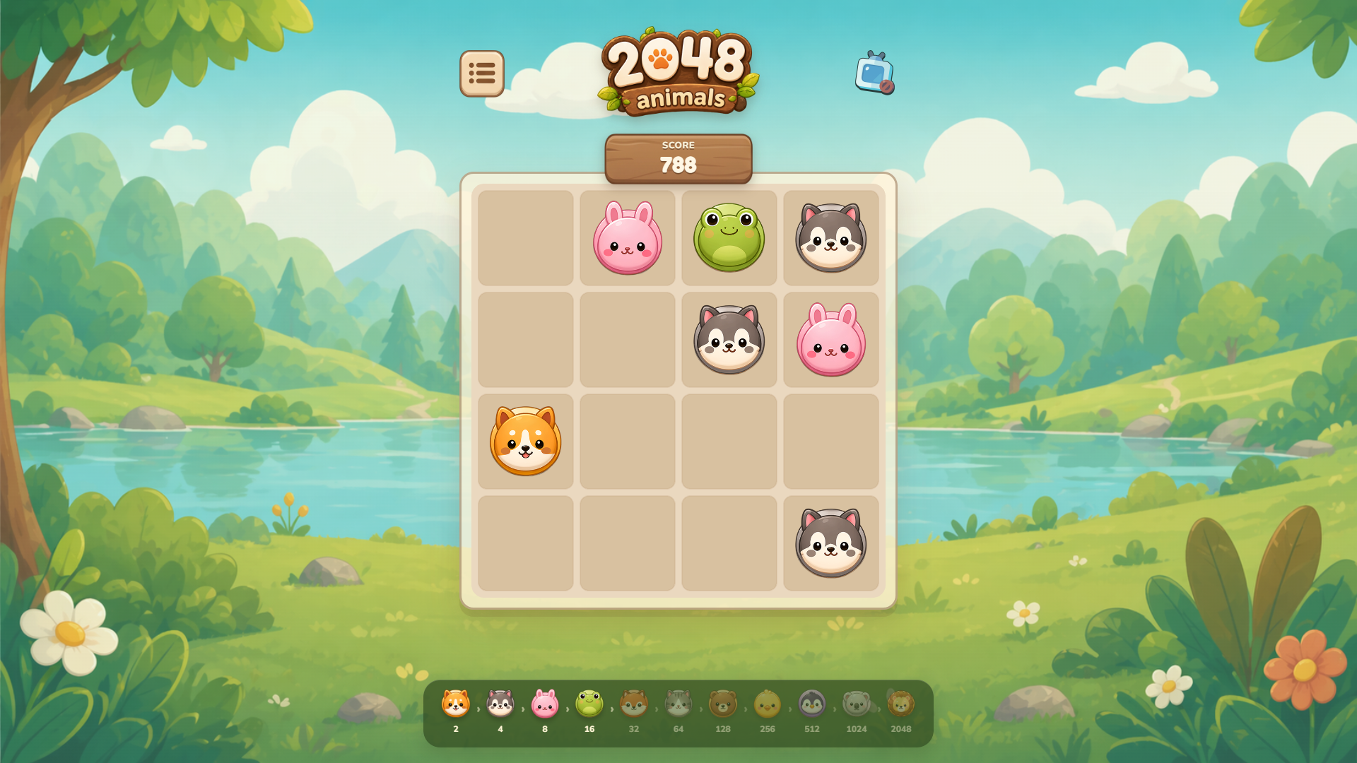 2048 Animals — screenshot 1