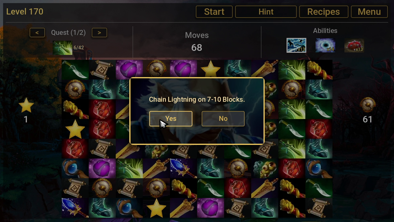 Dota Match 3 screenshot 2