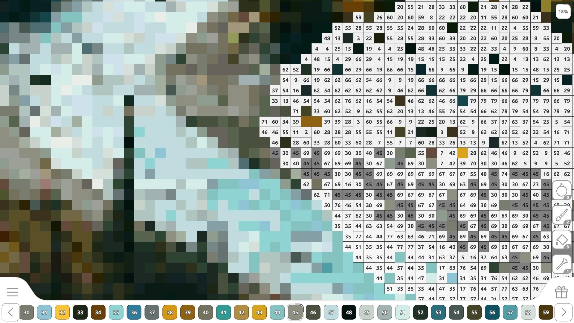 Pixely - Color by number screenshot