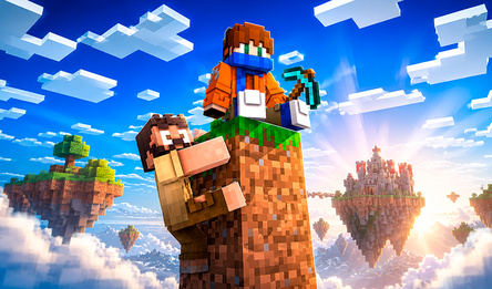 Voxel survival world