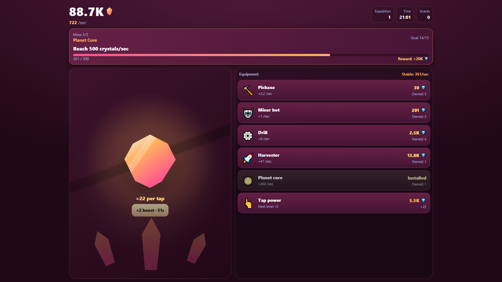Crystal Mine — screenshot 2