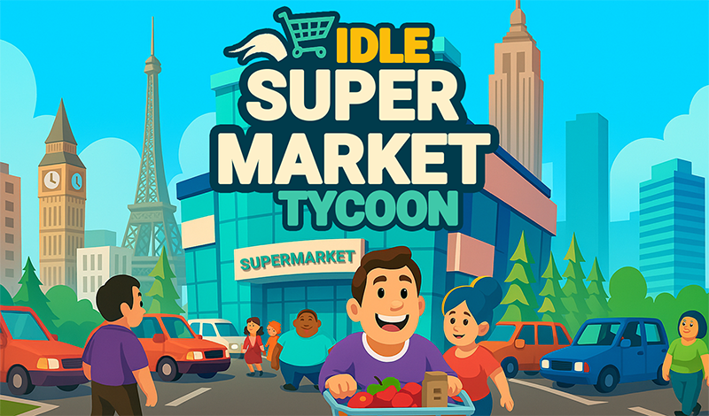 Idle Supermarket Tycoon game cover