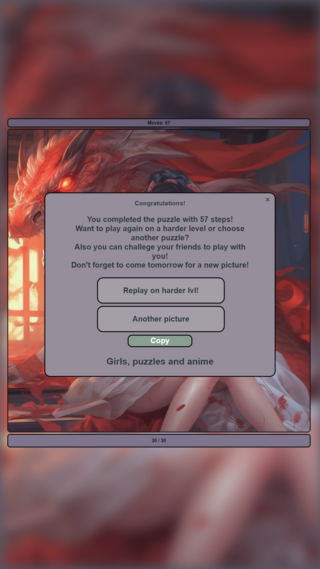 Girls, puzzles and anime screenshot 6