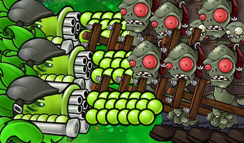 Endless Waves of Zombies: PVZ!