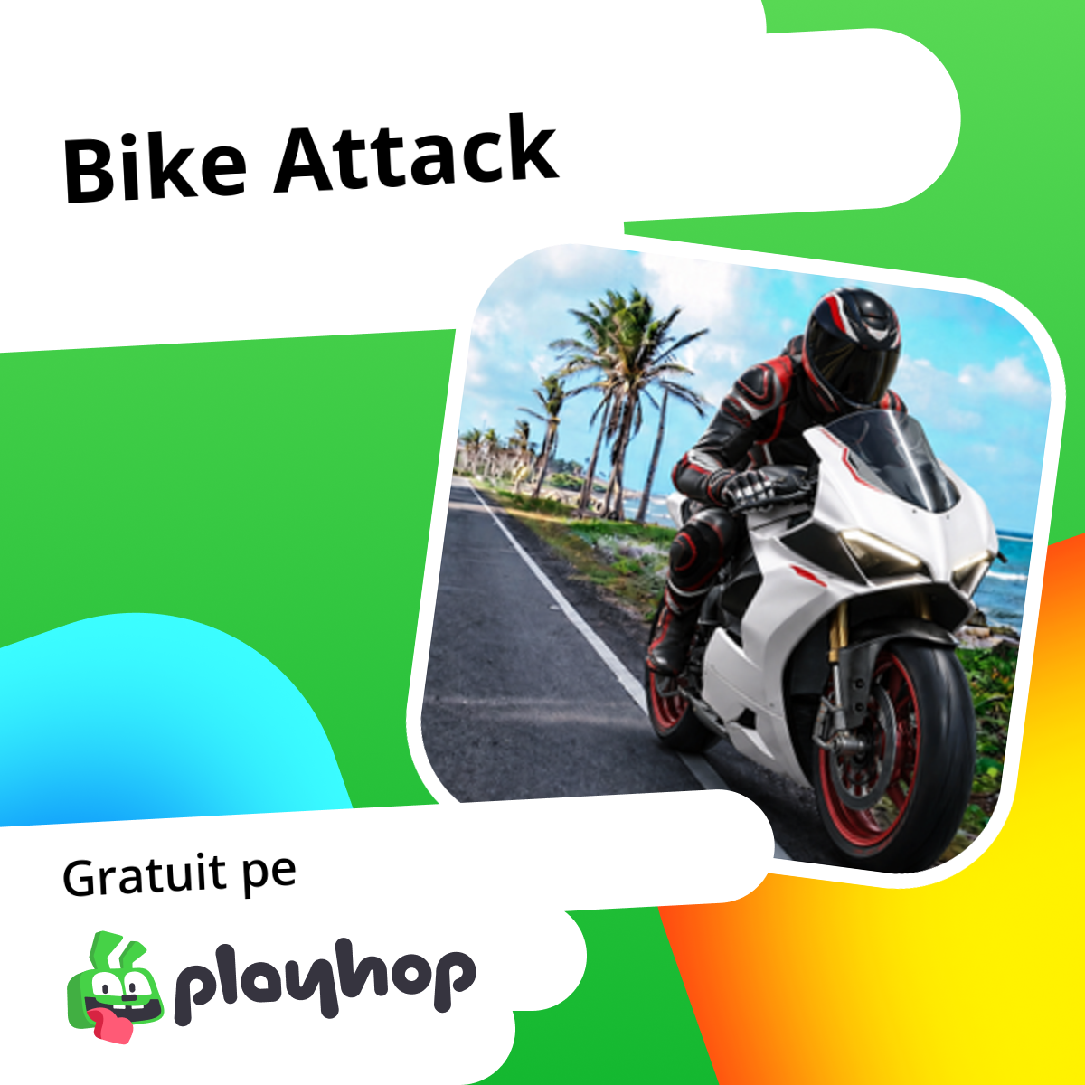 Bike Attack: Joacă Online Gratuit pe Playhop