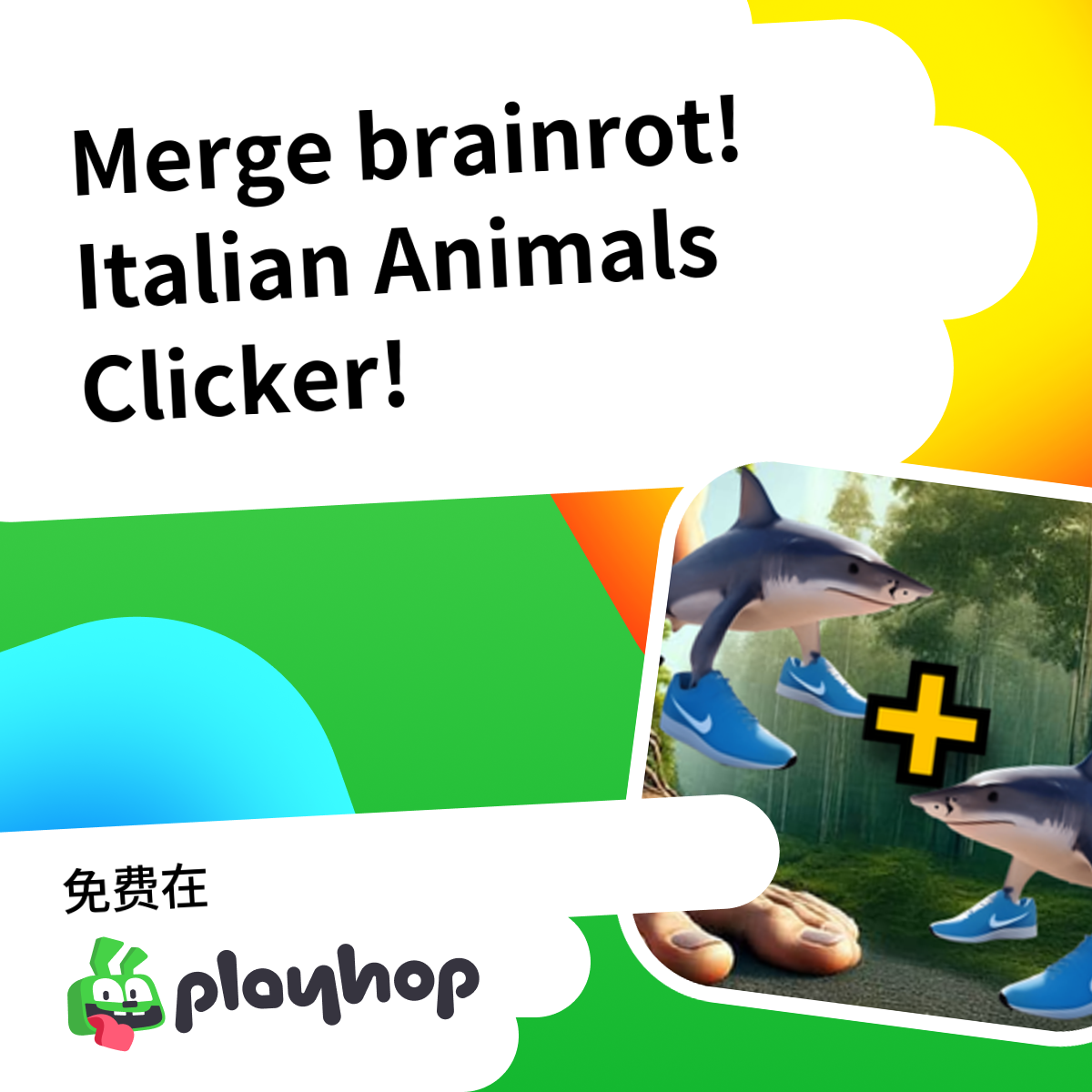 Play Merge brainrot! Italian Animals Clicker! - Recommended Game
