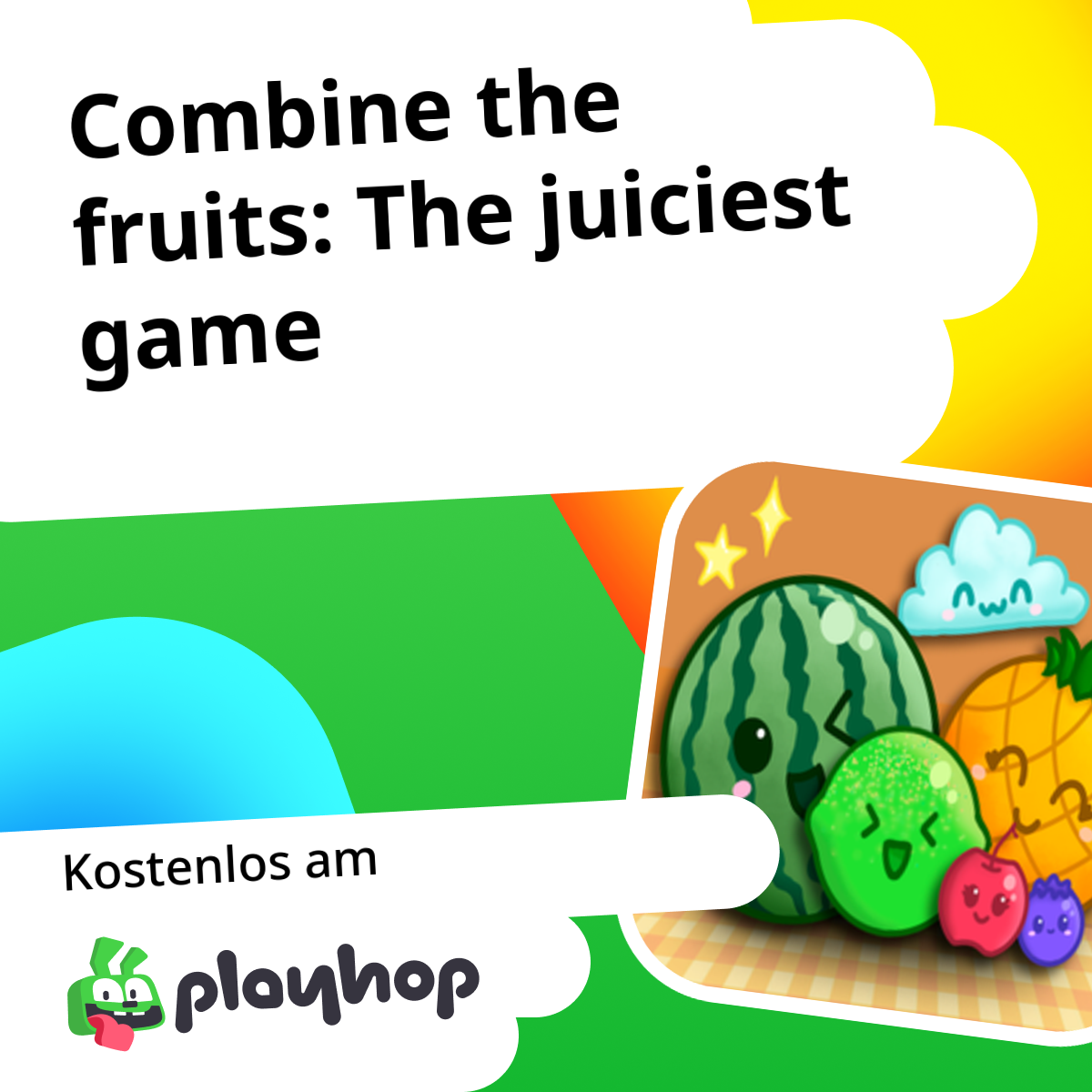 Combine the fruits: The juiciest game: Kostenlos online spielen auf Playhop