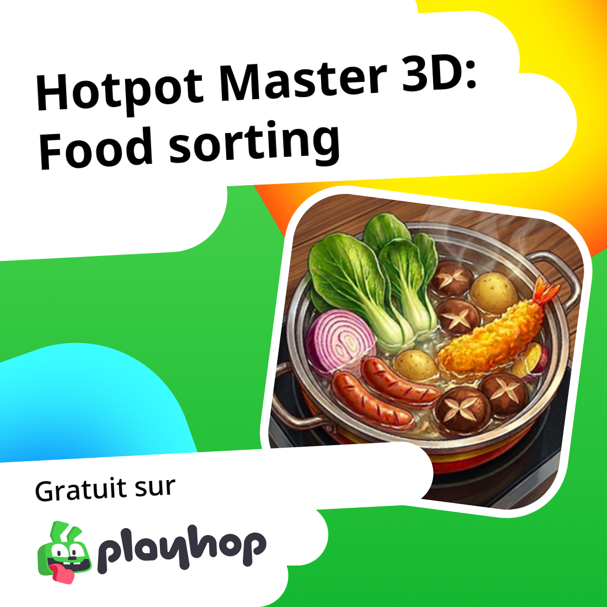 Hotpot Master 3D: Food sorting: Jouez en ligne gratuitement sur Playhop