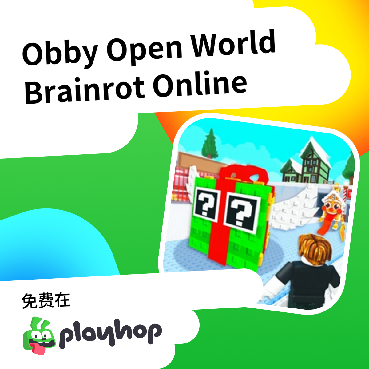 Play Obby Open World Brainrot Online - Recommended Game