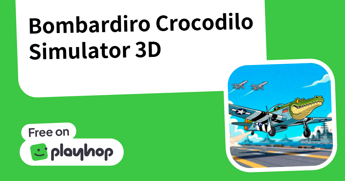 Play Bombardiro Crocodilo Simulator 3D - Free Online Game