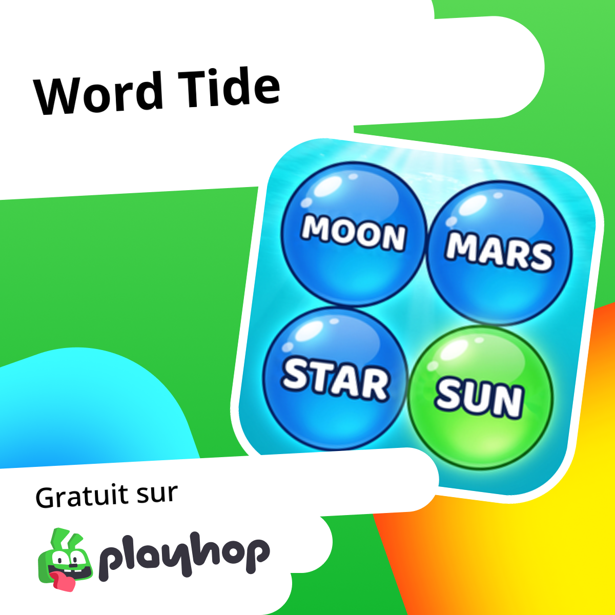 Word Tide: Jouez en ligne gratuitement sur Playhop