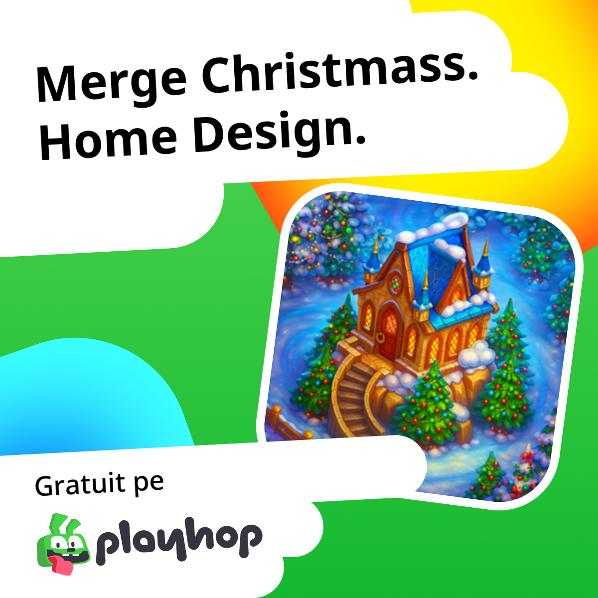 Merge Christmass. Home Design.: Joacă Online Gratuit pe Playhop