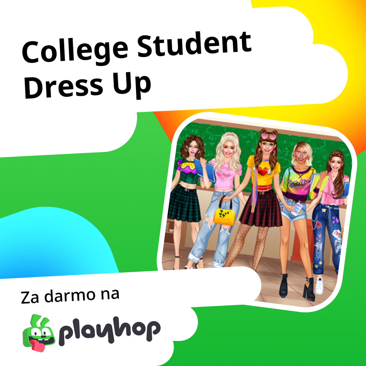College Student Dress Up: Graj Za Darmo Online w Playhop