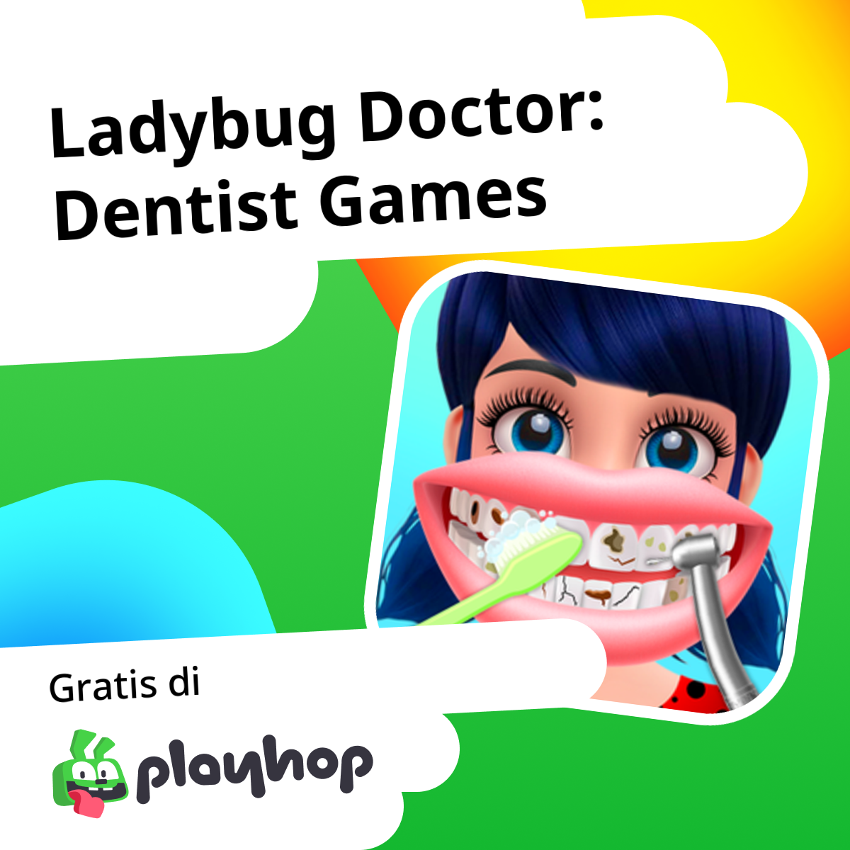 Ladybug Doctor: Dentist Games: Main Gratis Online di Playhop