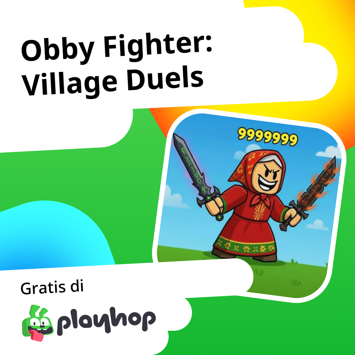 Play Obby Fighter: Village Duels - Recommended Game