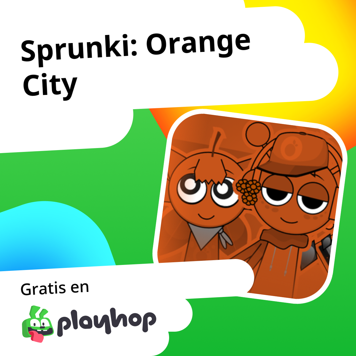Sprunki: Orange City (por G.O.): Juega Gratis Online en Playhop