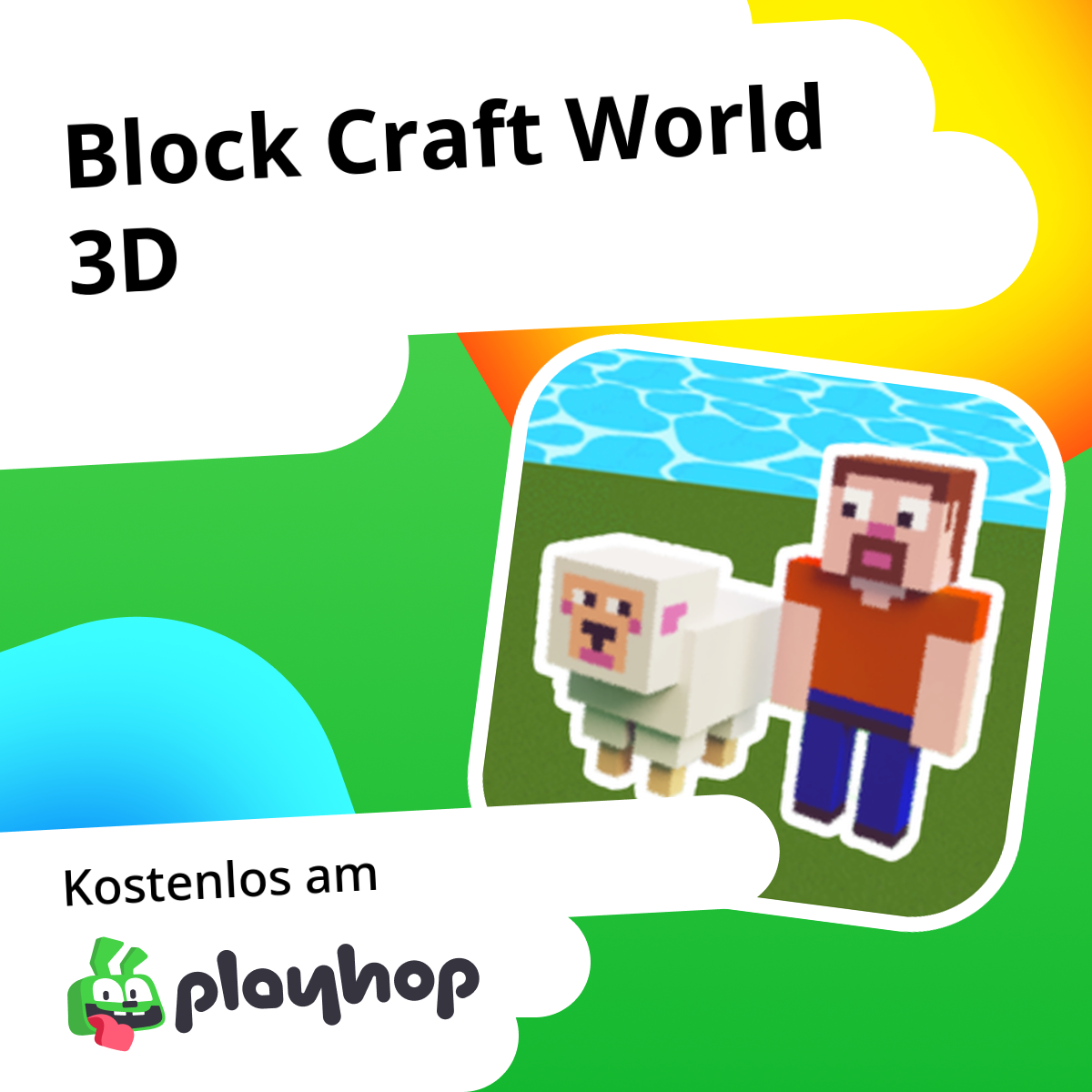 Block Craft World 3D (von Voodo): Spiele kostenlos online auf Playhop