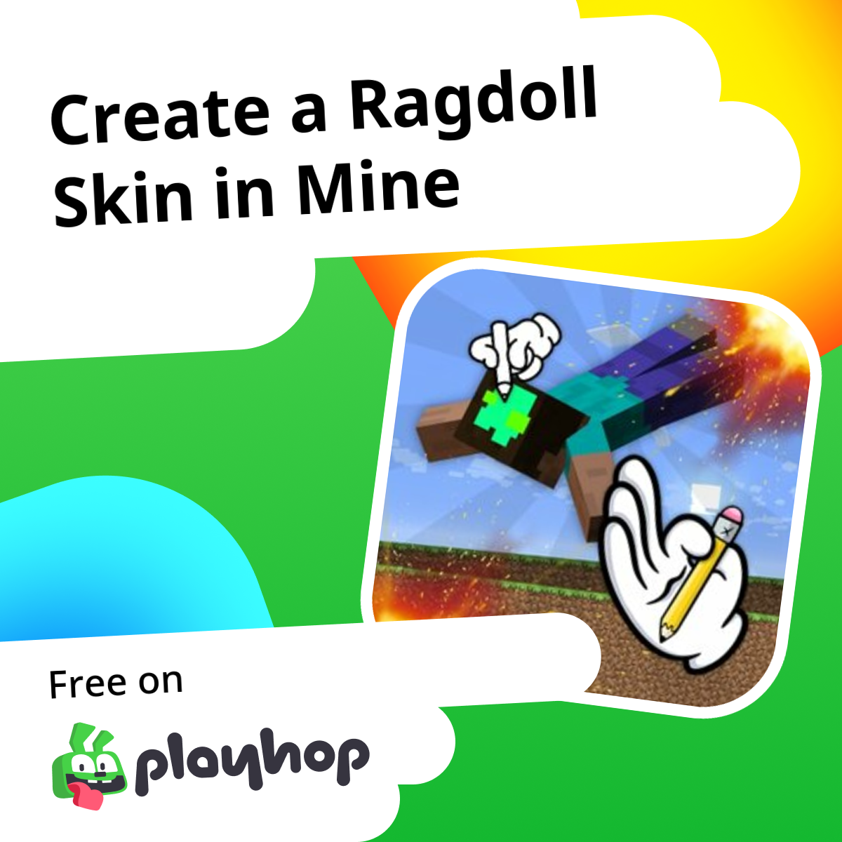 Create a Ragdoll Skin in Mine: Play Online For Free On Playhop
