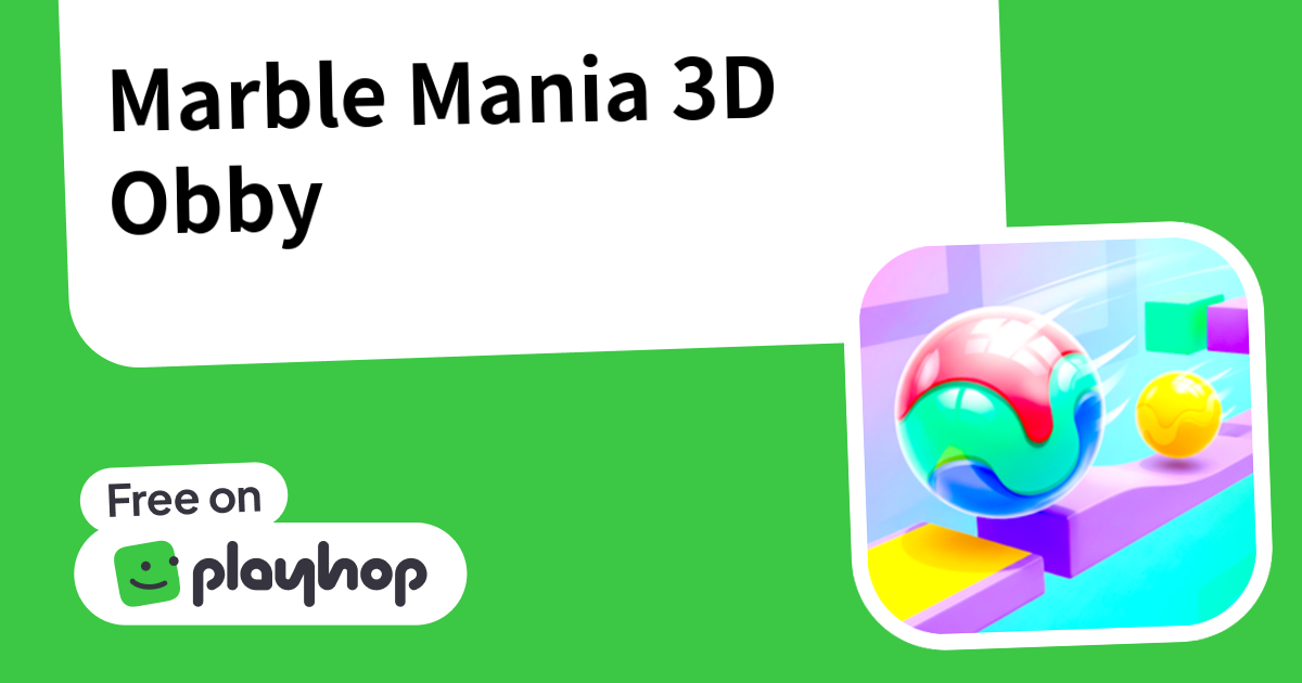 Play Marble Mania 3D Obby - Free Online Game