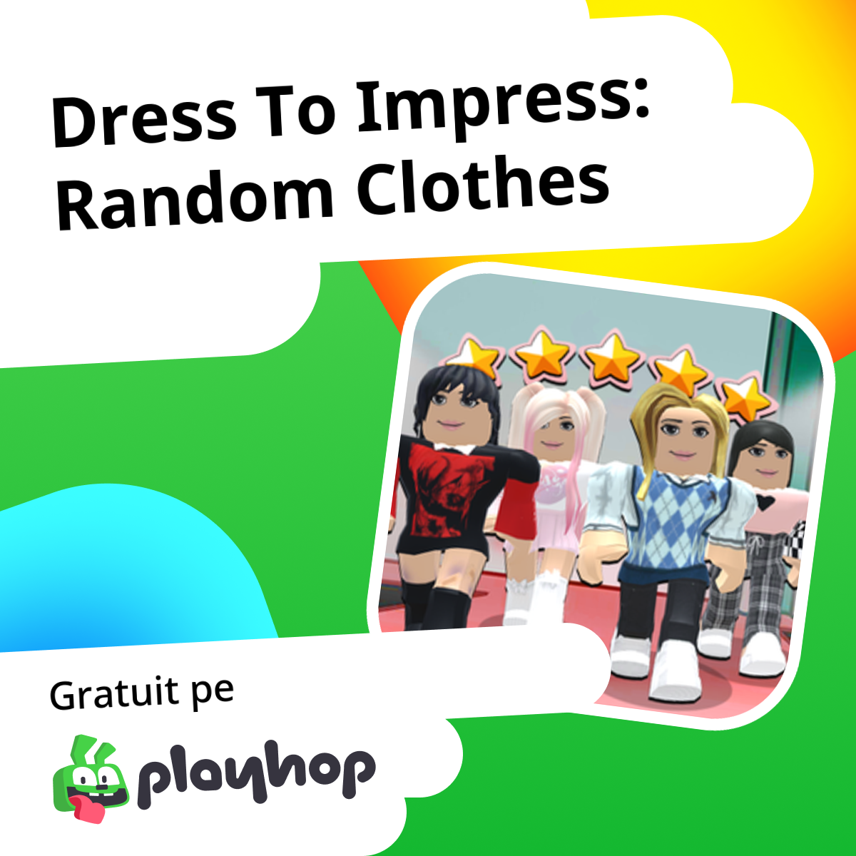 Dress To Impress: Random Clothes: Joacă Online Gratuit pe Playhop