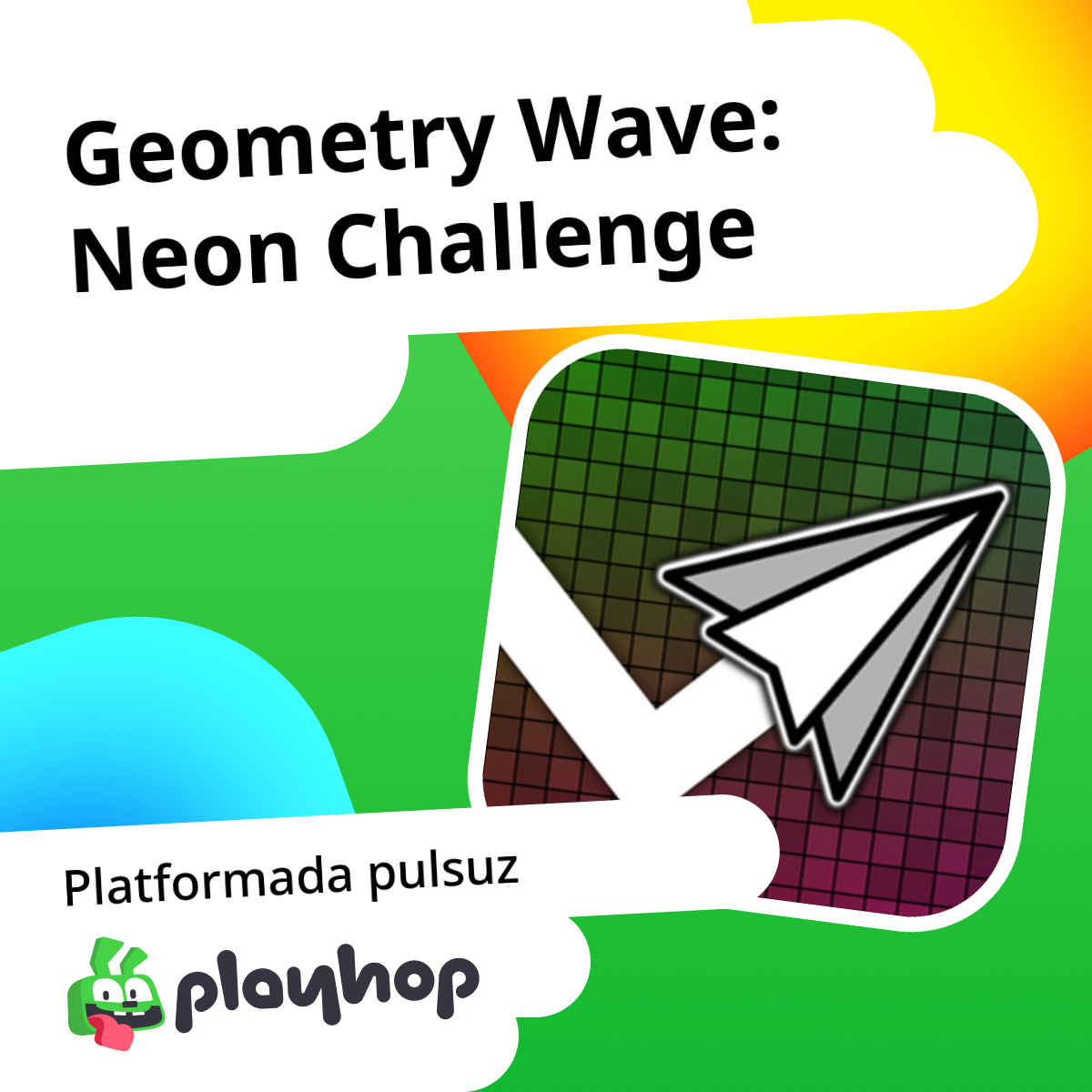 Geometry Dash Hyper Wave: Neon Challenge (IceRainWave): Playhop ...