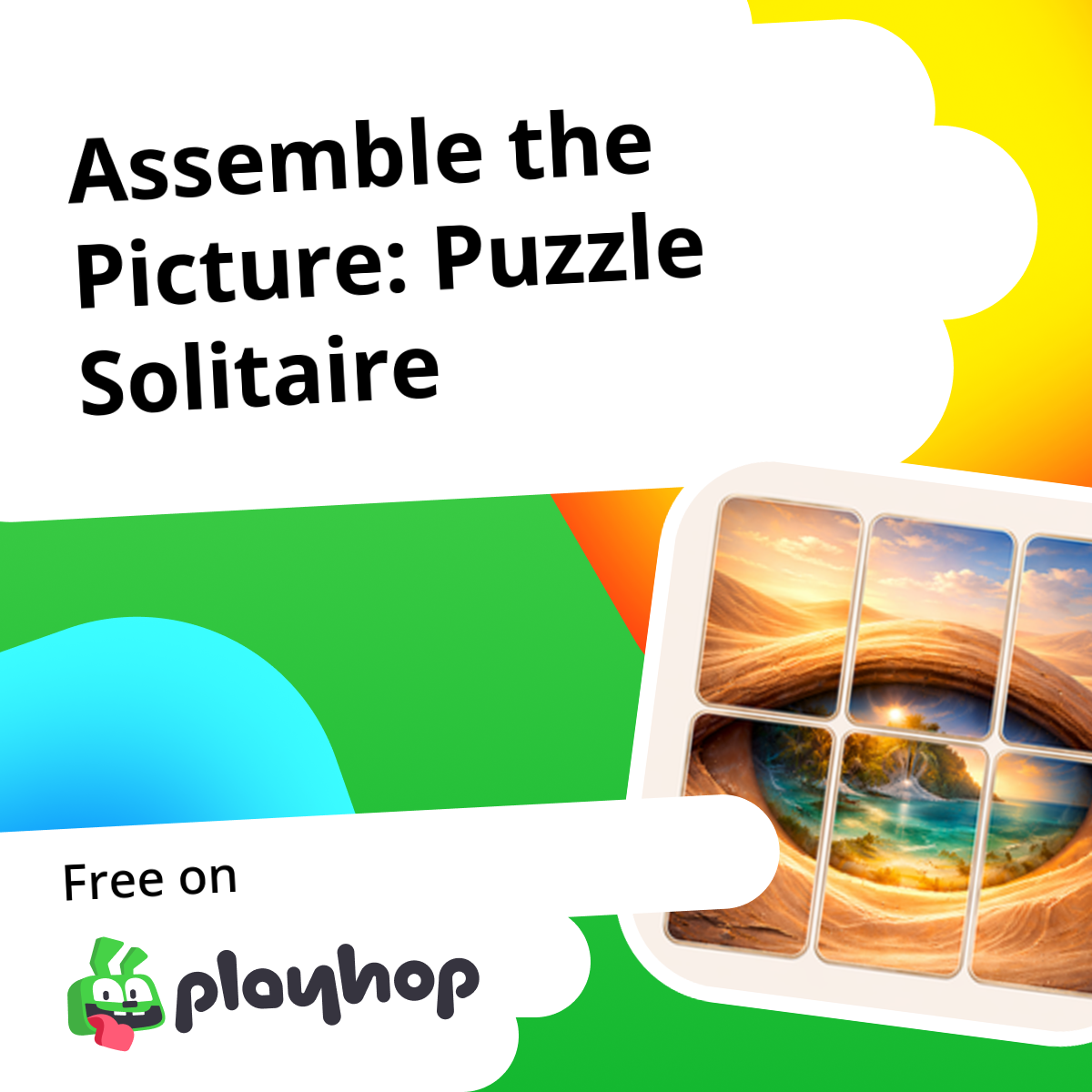 Assemble the Picture: Puzzle Solitaire: Play Online For Free On Playhop