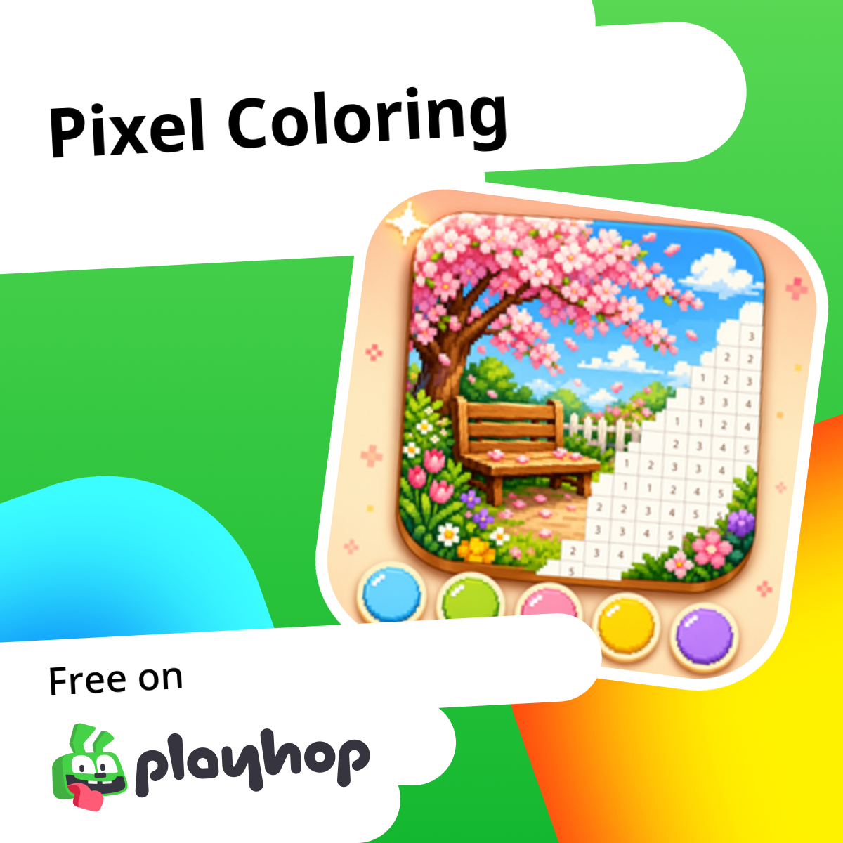 Pixel Coloring: Play Online For Free On Playhop