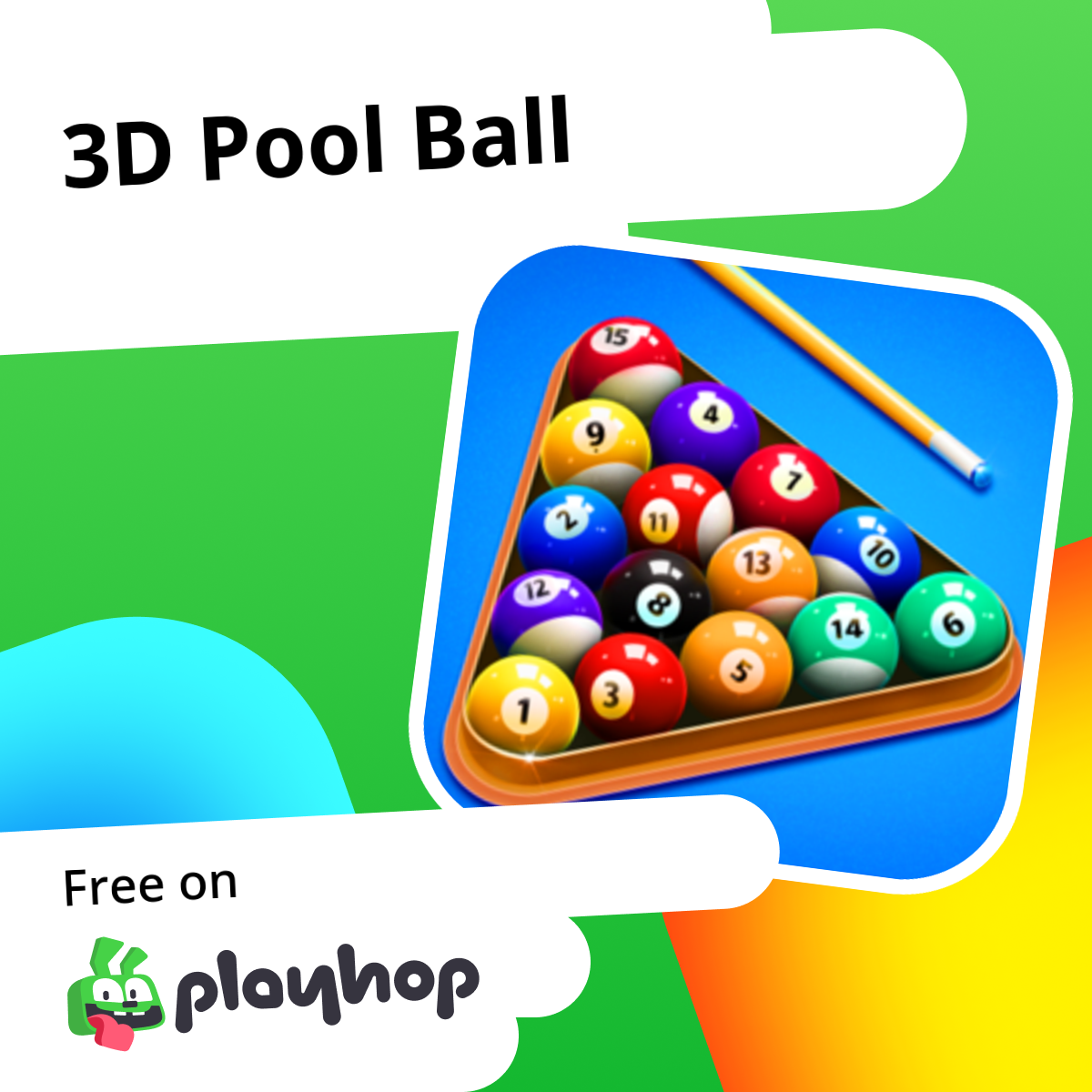 3D Pool Ball: به صورت رایگان آنلاین در Playhop بازی کنید