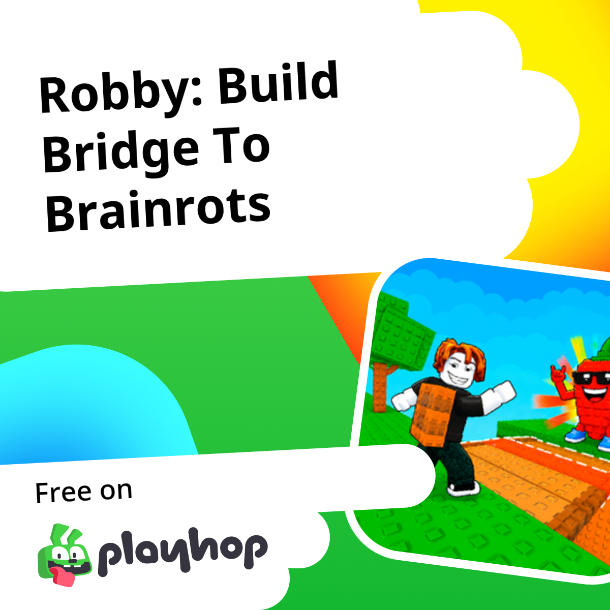 Robby: Build Bridge To Brainrots: Play Online For Free On Playhop