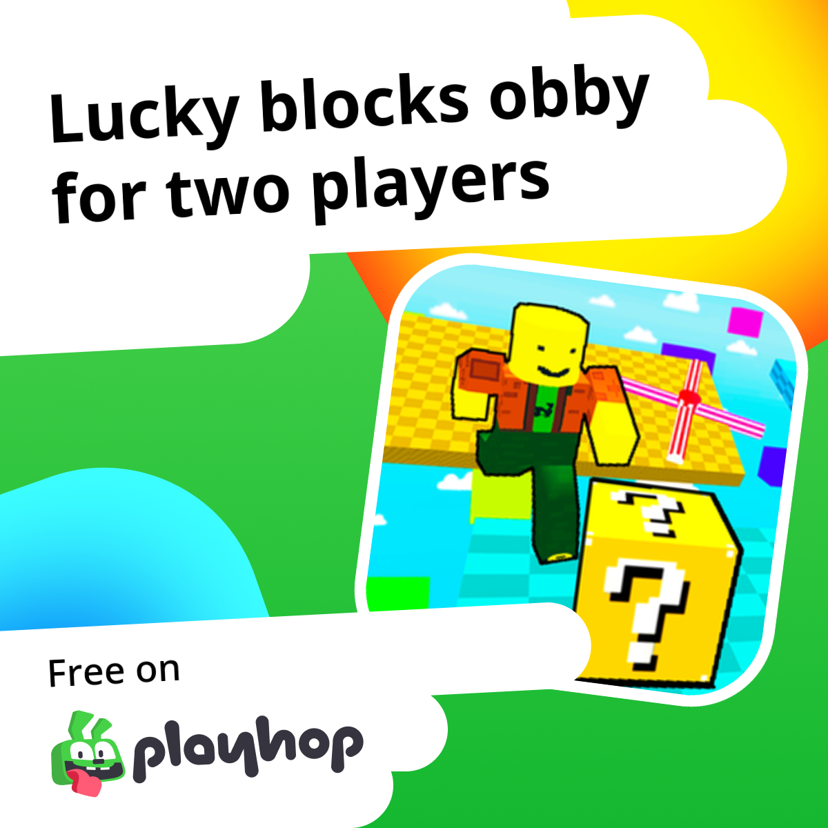 Lucky blocks obby for two players: Play Online For Free On Playhop