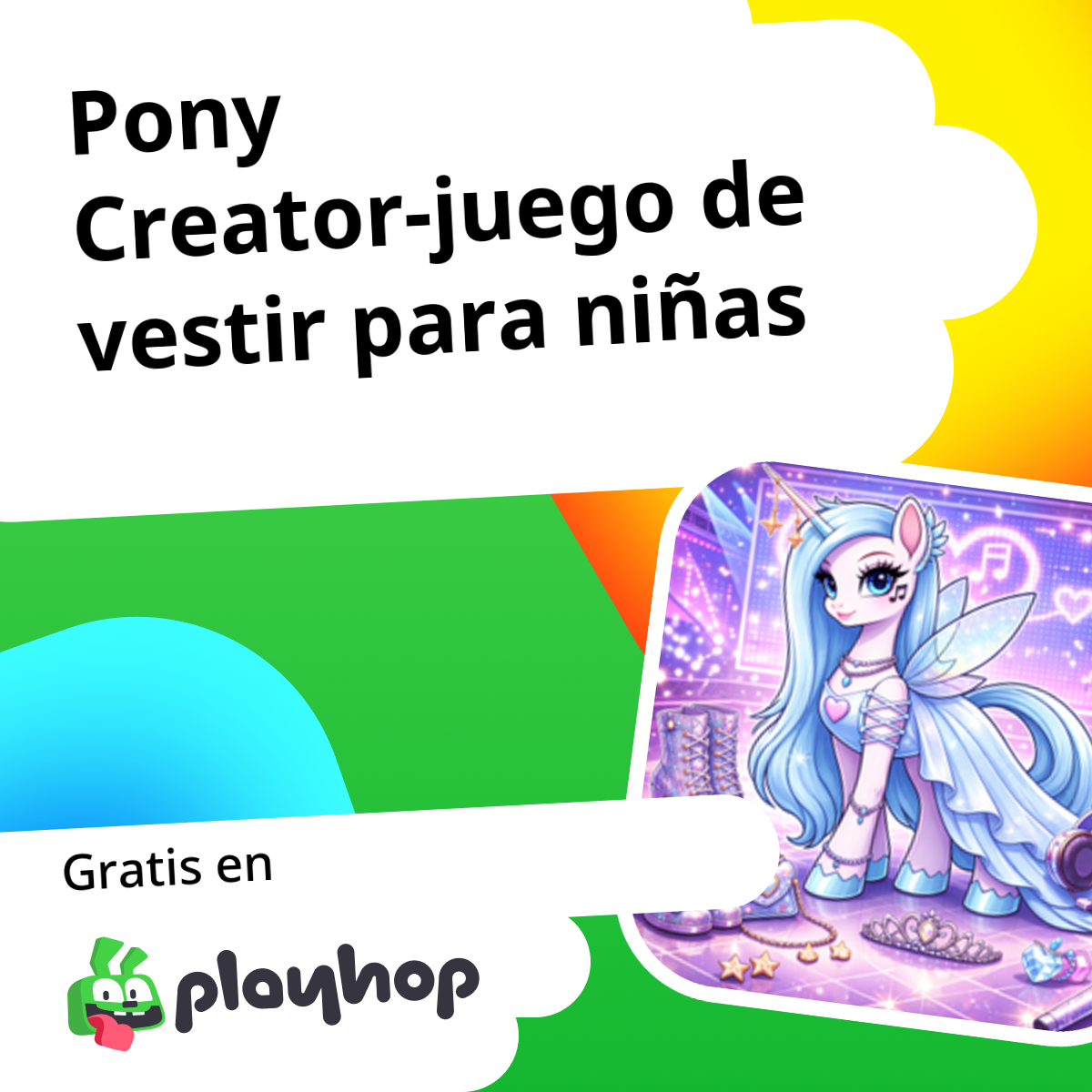 Pony Creator-juego de vestir para niñas: Juega en línea gratis en Playhop