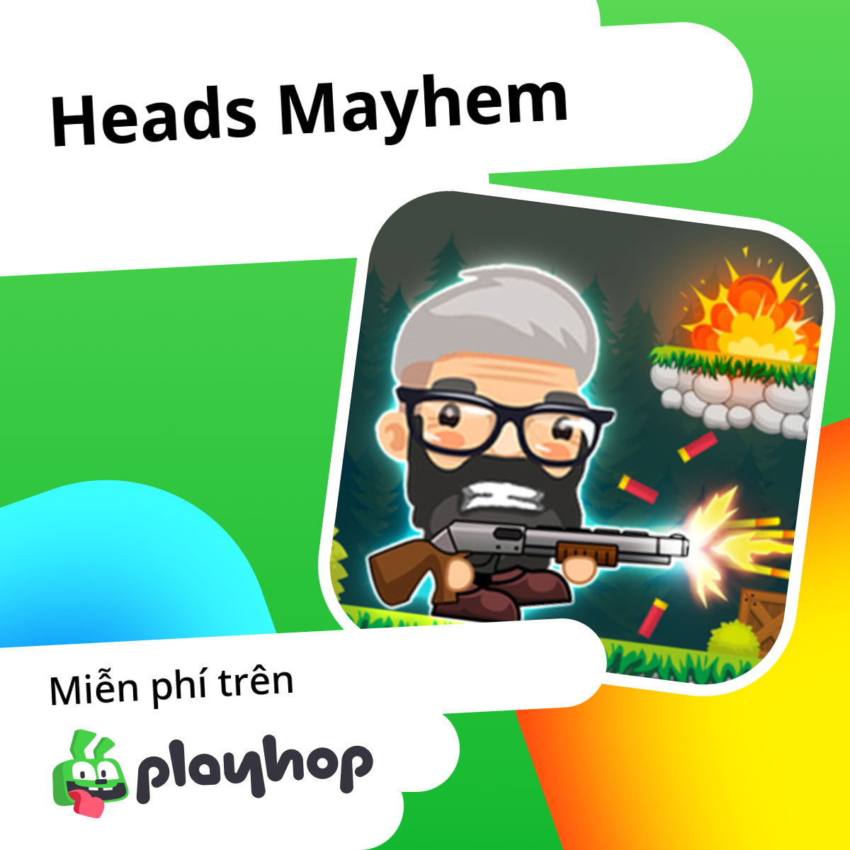 Heads Mayhem: Chơi trực tuyến miễn phí trên Playhop