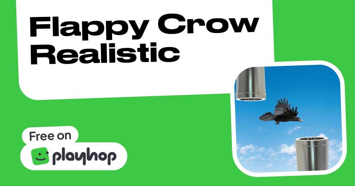 Play Flappy Crow Realistic - Free Online Game