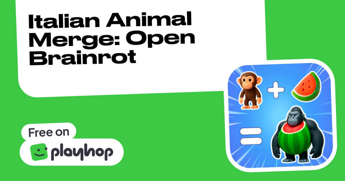 Play FruitsBoom! Connect Master, Italian Animal Merge - Recommended Game