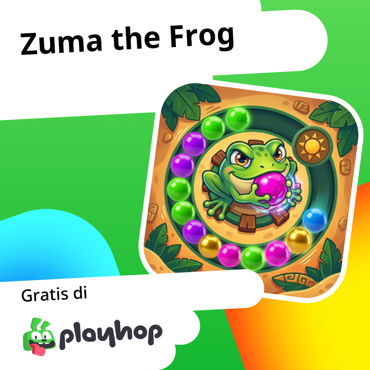 Zuma the Frog: Main Gratis Online di Playhop
