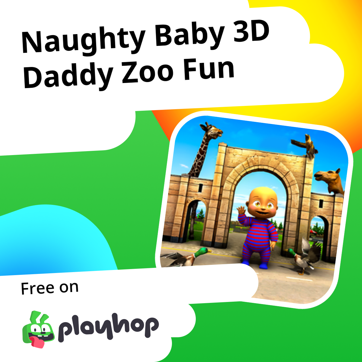 Naughty Baby 3D Daddy Zoo Fun: Play Online For Free On Playhop